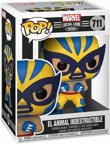 Figurine Funko Pop! N°711 - Marvel - Luchadores- Wolverine